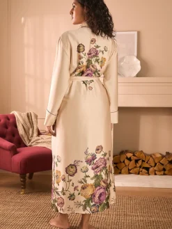 Uffington Roses longline badjas*Laura Ashley Hot