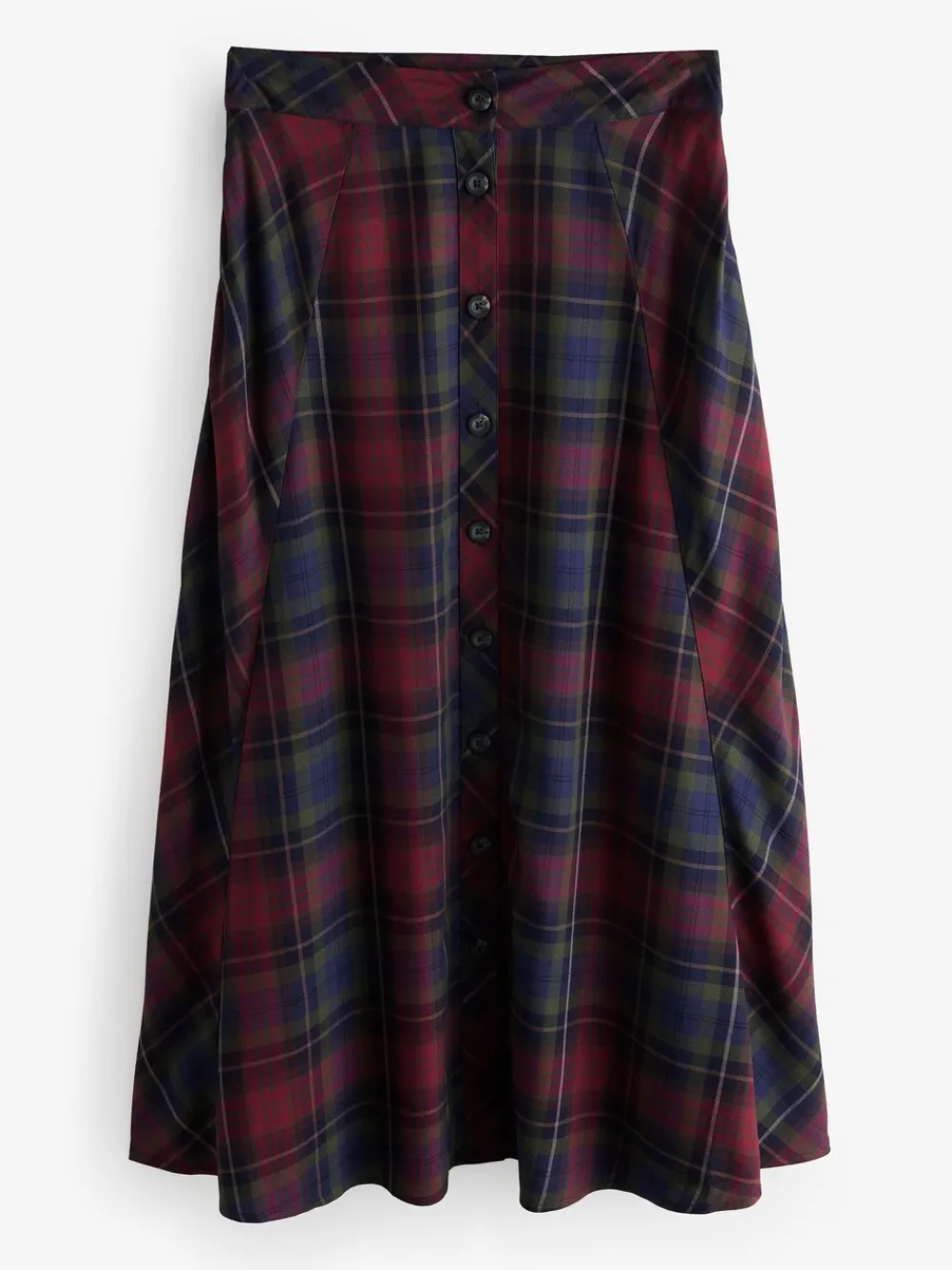 Viscose Check Co-ord Maxi Skirt*Laura Ashley Online