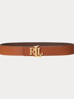 Leather Wide Reversible Belt*Lauren Ralph Lauren New