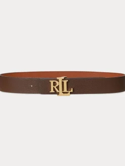 Leather Wide Reversible Belt*Lauren Ralph Lauren New
