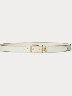 Logo Keeper Leather Skinny Belt*Lauren Ralph Lauren Best
