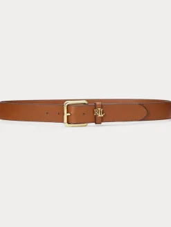 - 3.2cm Logo-Keeper Leather Belt*Lauren Ralph Lauren Best