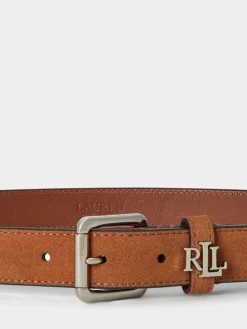 - 2.5cm Skinny Logo-Keeper Leather Belt*Lauren Ralph Lauren Sale
