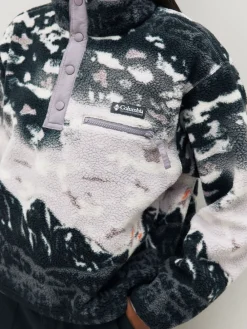 - Helvetia™ II Cropped fleece met print en halve drukknoopsluiting*Columbia New