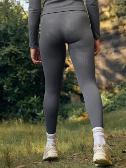 Leisteen grijs - Geribbelde naadloze legging met hoge taille*Next Discount