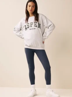 Leisteen grijs - Lange legging*Next Outlet