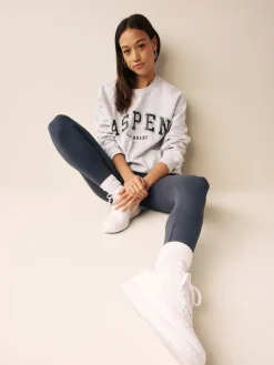 Leisteen grijs - Lange legging*Next Outlet