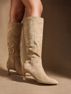 - Rush Pointed Toe High Leg Stiletto Boots*Linzi New