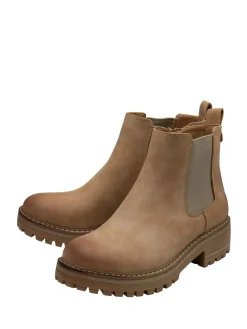 - - Chelsea-enkellaarzen met rits*Lotus Outlet