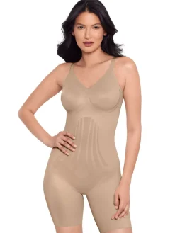 - Modern Miracle Extra Firm Control Thigh Slimming Bodysuit with Lycra Fit Sense Technology*Miraclesuit New