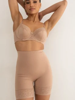 - Effortless Tummy Control Thigh Slimmer Shapewear*Pour Moi Hot