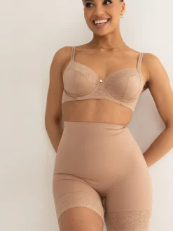 - Effortless Tummy Control Thigh Slimmer Shapewear*Pour Moi Hot