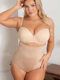 - Lingerie Shapewear slipje voor zandloperfiguur met hoge taille en krachtige buikcorrectie*Pour Moi Clearance