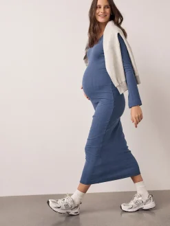 - Tie Back Ribbed V-Neck Dress*Next Sale