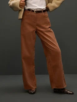 - Corduroy broek met wijde pijpen*Next Sale