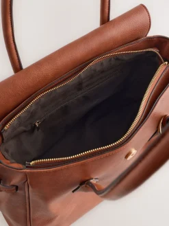 Lichtbruin - Draagtas met structuur*Next Clearance