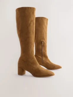 - Forever Comfort® knielaarzen met blokhak*Next Online