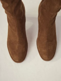 - Forever Comfort® Round Toe Knee High Sock Boots*Next