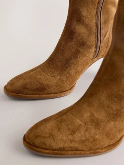 - Forever Comfort® Round Toe Knee High Sock Boots*Next