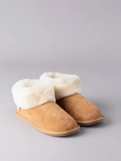 - - Pantoffellaarsjes van schapenvacht voor dames*Lakeland Leather