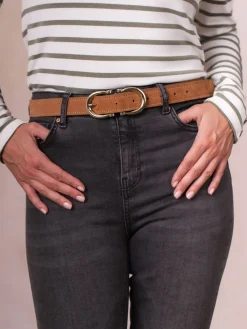 - Bowness Suède Riem met Dubbele Gesp*Lakeland Leather Best