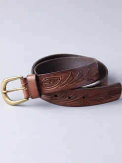 - - Leren riem met reliëf*Lakeland Leather Discount
