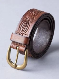 - - Leren riem met reliëf*Lakeland Leather Discount
