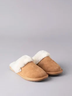 - Lakeland leren instappers met schapenvacht voor dames*Lakeland Leather Best