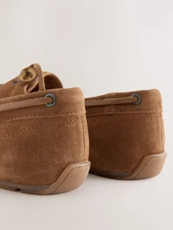 - Leren bootschoenen met ronde neus*Next Discount