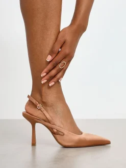 Lichtbruin - Rhea Slingback hakken*Linzi