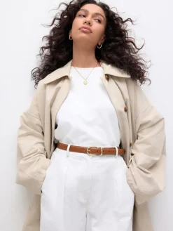 - N. Premium Made In Italië riem met gemiddelde breedte*Next