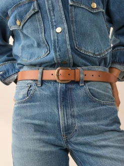 - Regular Premium Made In Italy Casual Leather Belt*Next New