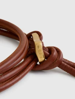 - Tara Sculpted Buckle Tubular Tie Belt*Reiss New