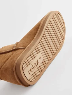 - Suède pantoffellaarsjes met voering van imitatiebont*Next Discount