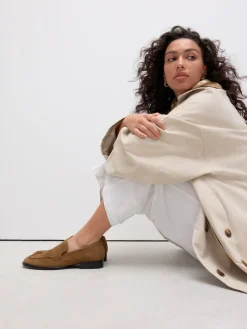 - Suède ronde neus Instappers*Next Sale