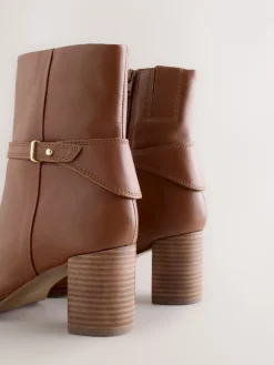 - Forever Comfort® Hardware Trim Ankle Boots*Next New