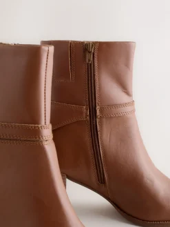 - Forever Comfort® Hardware Trim Ankle Boots*Next New