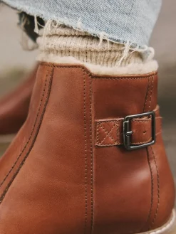 - Forever Comfort® Faux Fur Lined Buckle Trim Ankle Boots*Next Best