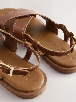 - Gestikte sandalen met hielbandje*Next Sale