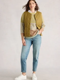 Lichtgeel - Talia Nep Jumper*White Stuff Hot