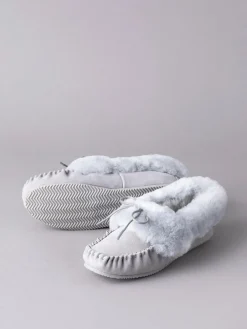 - Lakeland leren mocassins met schapenvacht voor dames*Lakeland Leather Best