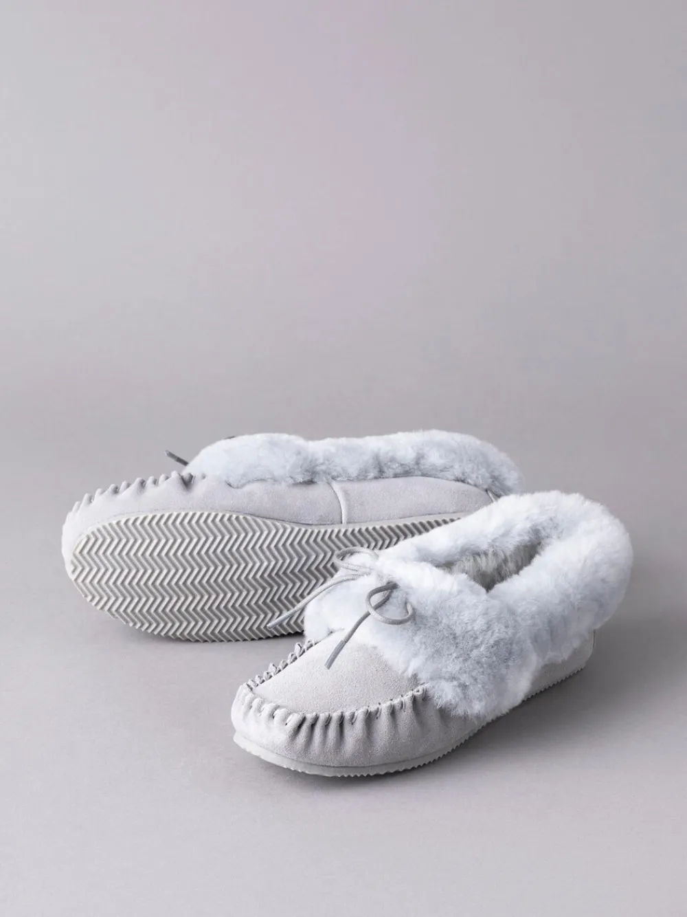 - Lakeland leren mocassins met schapenvacht voor dames*Lakeland Leather Best