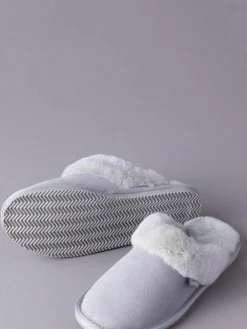 - Lakeland leren instappers met schapenvacht voor dames*Lakeland Leather