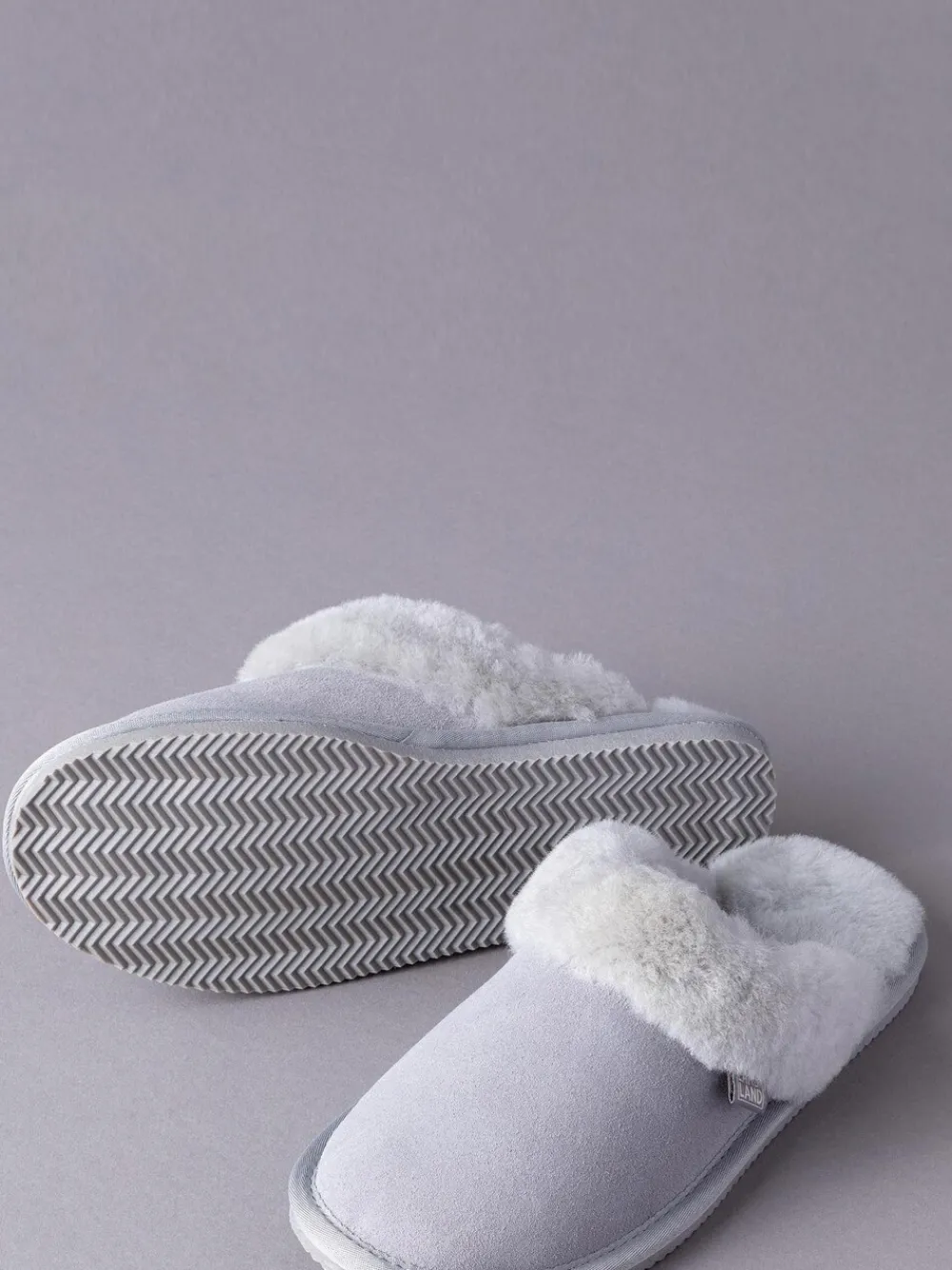 - Lakeland leren instappers met schapenvacht voor dames*Lakeland Leather