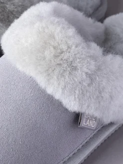 - Lakeland leren instappers met schapenvacht voor dames*Lakeland Leather