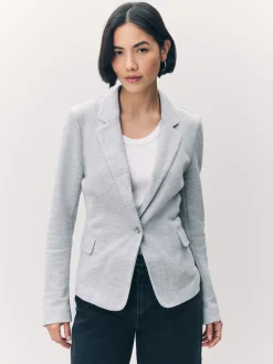 Lichtgrijs - blazer met aansluitende pasvorm*VERO MODA