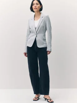 Lichtgrijs - blazer met aansluitende pasvorm*VERO MODA