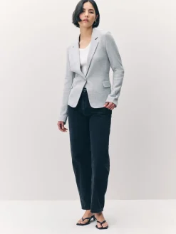 Lichtgrijs - blazer met aansluitende pasvorm*VERO MODA