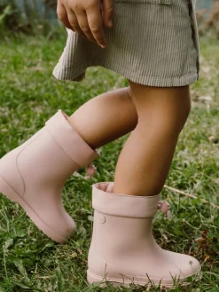 Lichtroze - waterdichte Bimbi Euri enkellange regenlaarzen*Igor New