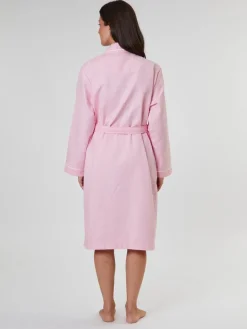 Lichtroze - 100% katoenen gewafelde kamerjas*Loungeable Outlet